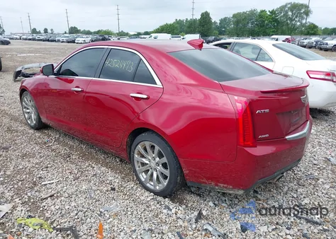 2017 Cadillac Ats Luxury z USA, uszkodzony, nr VIN 1G6AH5RX7H0158604